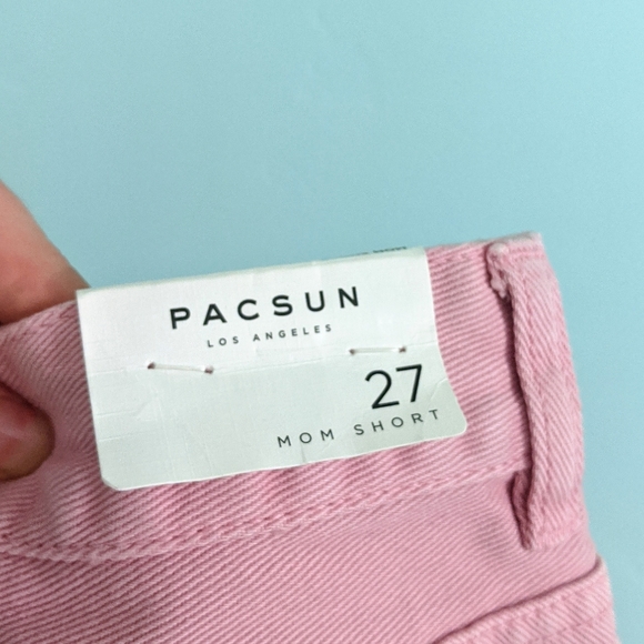 NWT PacSun Pink Mom High-Waisted Shorts - Picture 9 of 10